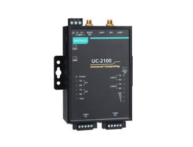 Moxa  UC-2100-W 系列ARM Cortex-A8 1 GHz 掌上型 IIoT 網關