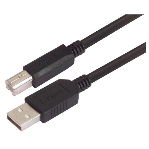 L-com USB 2.0 線纜組件 CSUZAB-3M