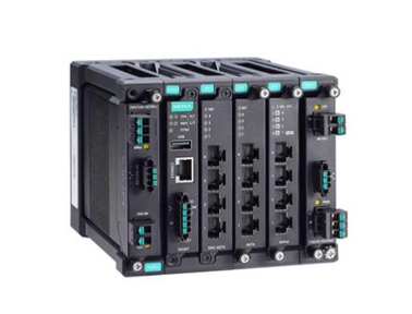 Moxa MDS-G4012-L3 系列12G 端口三層全千兆模塊化網管型工業以太網交換機