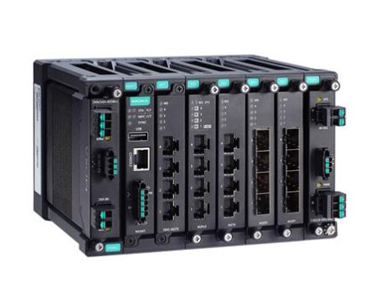 Moxa MDS-G4020-L3 系列20G 端口三層全千兆模塊化網管型工業以太網交換機